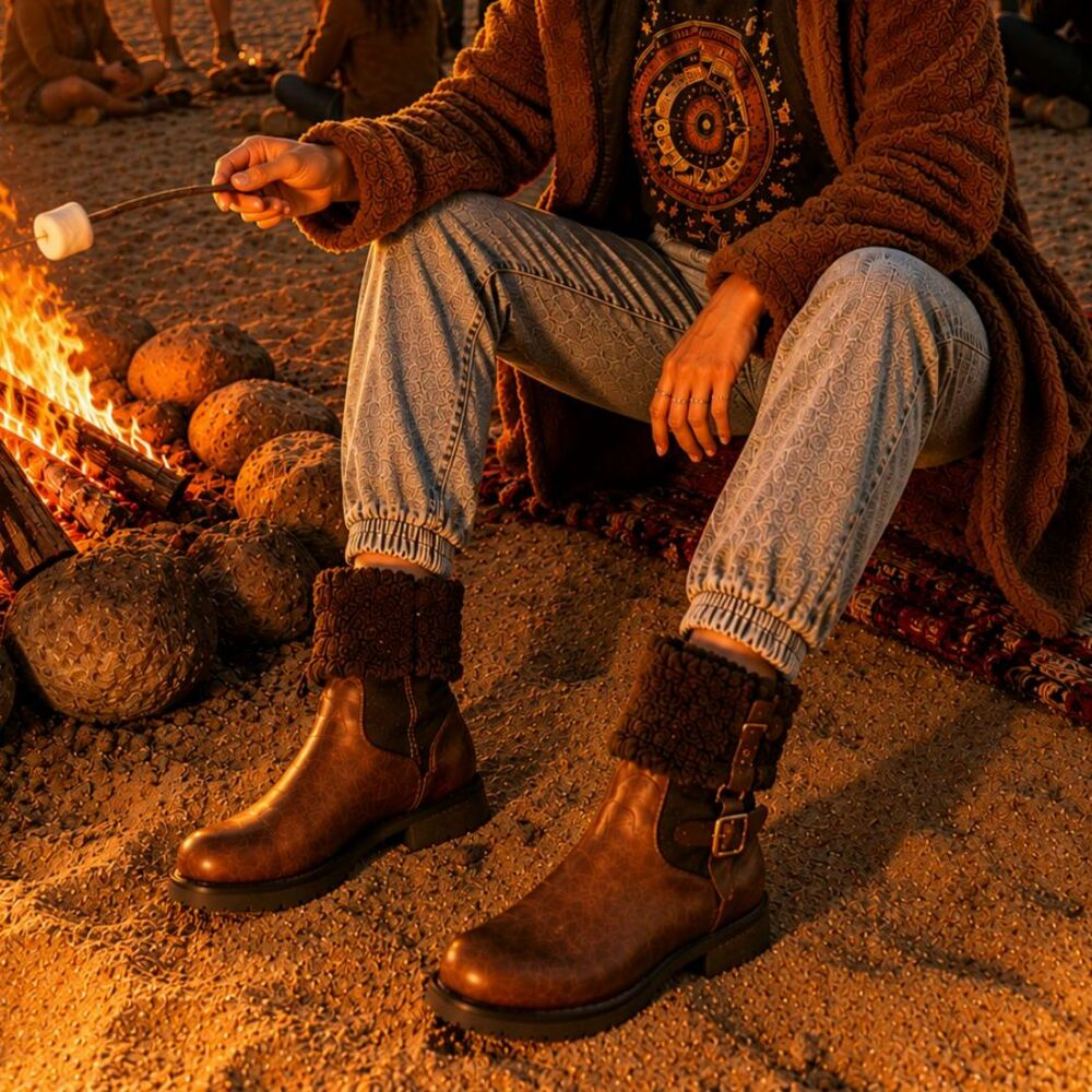 UGG Waterproof, 100% wool lined Bellvue Boots W/8 Brown Leather & Suede 1001926
